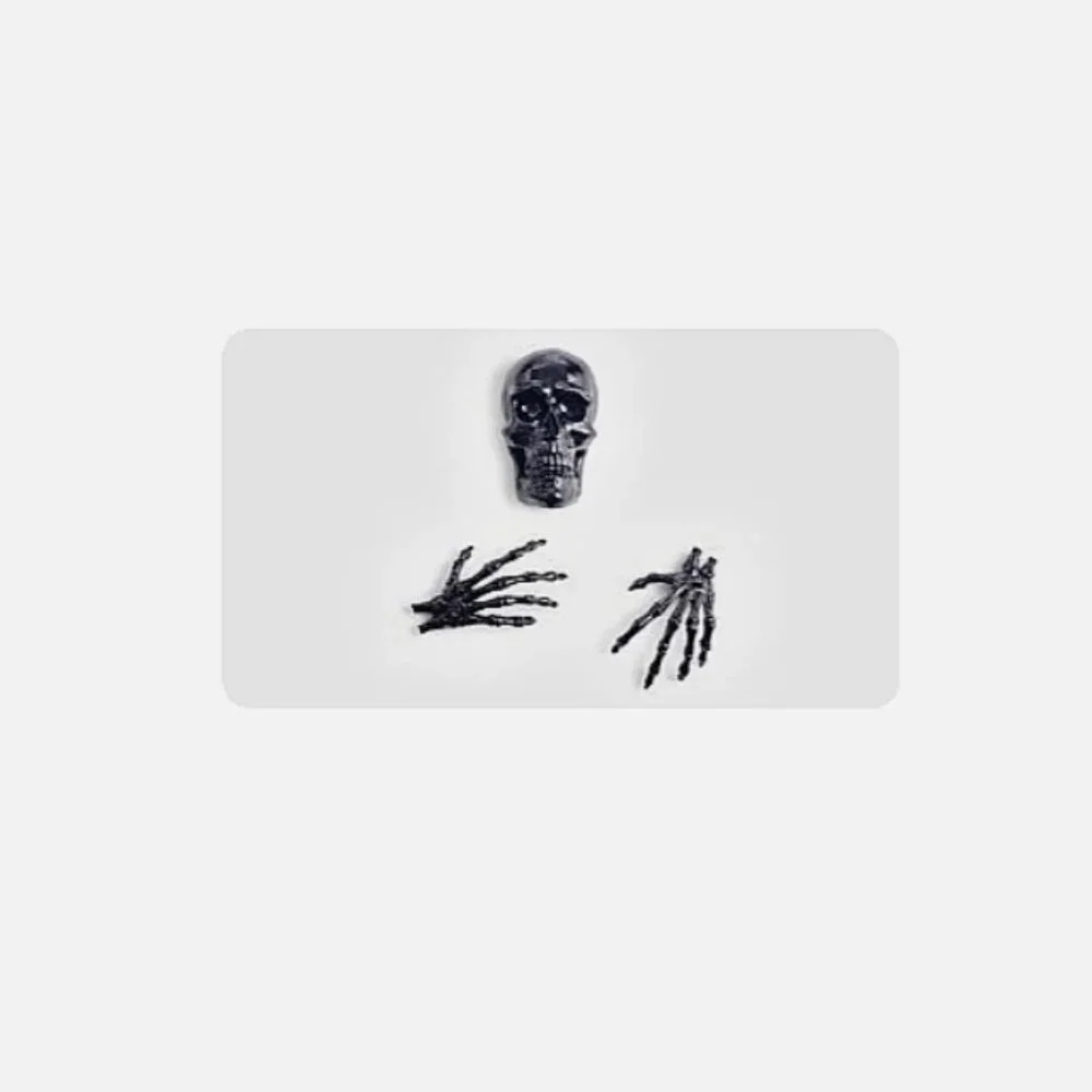 Grandin Road Gothic Skull and Hands, Set of Three item# 168132 (Black) Halloween - Picture 10 of 10